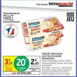 Intermarché Yaourt Onctueux aux Fruits Mixés Pâturages offre