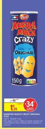Intermarché Monster Munch Crazy Original offre