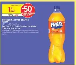 Intermarché Boisson gazeuse orange Fanta offre