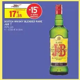Intermarché Scotch Whisky Blended Rare offre