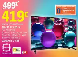 E.Leclerc SMART TV LED LG offre