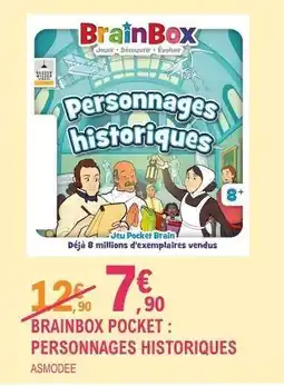 E.Leclerc BRAINBOX POCKET : PERSONNAGES HISTORIQUES offre