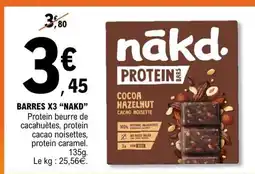E.Leclerc BARRES X3 “NAKD” offre