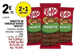 E.Leclerc TABLETTE DE CHOCOLAT KITKAT “NESTLÉ” offre