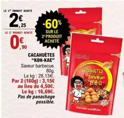 E.Leclerc Cacahuètes KOH KAE offre