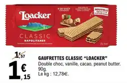 E.Leclerc GAUFRETTES CLASSIC “LOACKER” offre