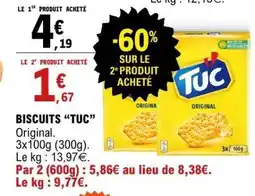 E.Leclerc BISCUITS “TUC” offre