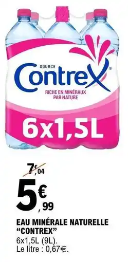 E.Leclerc Eau Minérale Naturelle Contrex offre