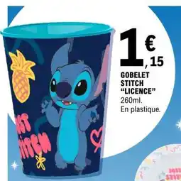 E.Leclerc GOBELET STITCH “LICENCE” offre