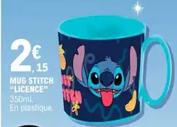 E.Leclerc MUG STITCH “LICENCE” offre