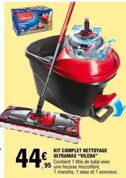 E.Leclerc KIT COMPLET NETTOYAGE ULTRAMAX 'VILEDA' offre