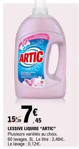 E.Leclerc LESSIVE LIQUIDE “ARTIC” offre