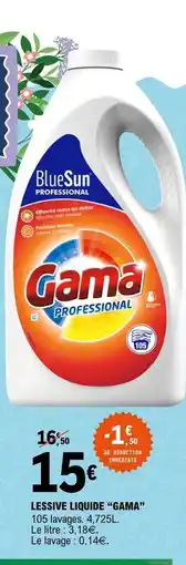 E.Leclerc Lessive liquide “Gama” offre