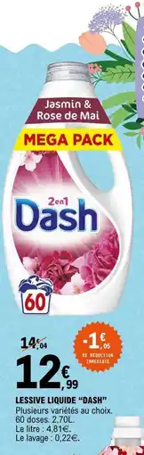 E.Leclerc LESSIVE LIQUIDE DASH offre