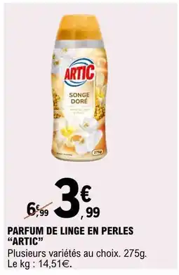 E.Leclerc PARFUM DE LINGE EN PERLES “ARTIC” offre
