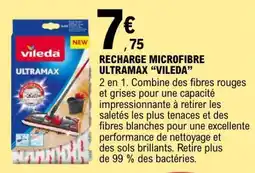 E.Leclerc RECHARGE MICROFIBRE ULTRAMAX “VILEDA” offre