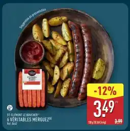 ALDI 6 Véritables Merguez offre