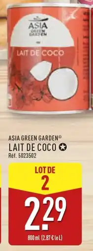 ALDI ASIA GREEN GARDEN Lait de Coco offre