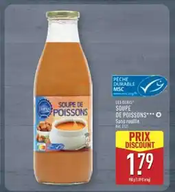 ALDI LES DORIS SOUPE DE POISSONS offre