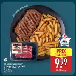 ALDI ST-CLÉMENT LE BOUCHER 3 FAUX-FILETS offre