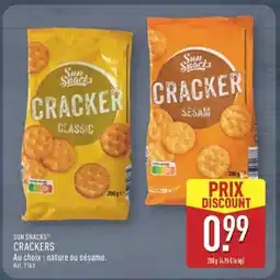 ALDI SUN SNACKS CRACKERS offre