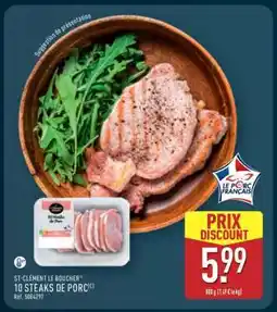 ALDI 10 Steaks de Porc offre