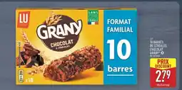 ALDI LU Grany Chocolat 5 Céréales offre