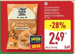 ALDI ASIA GREEN GARDEN GYOZA POULET offre