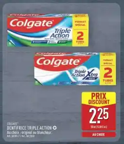 ALDI Colgate dentifrice triple action offre