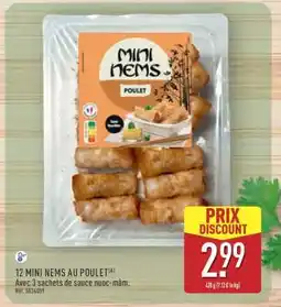 ALDI 12 mini nems au poulet offre