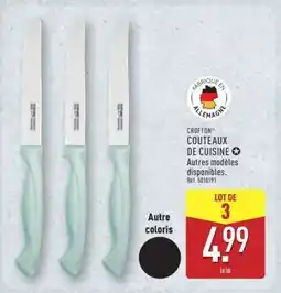 ALDI CROFTON Couteaux de Cuisine offre