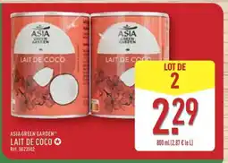 ALDI ASIA GREEN GARDEN Lait de Coco offre