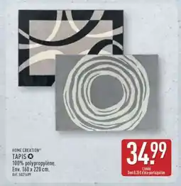 ALDI HOME CREATION TAPIS offre