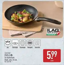 ALDI CROFTON POÊLE offre