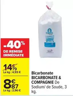 Carrefour Bicarbonate & compagnie offre