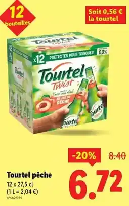 Lidl Tourtel twist - pêche offre