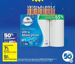 Carrefour Essential ultra absorption offre