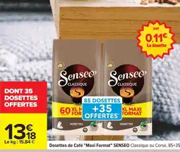Carrefour Senseo classique offre