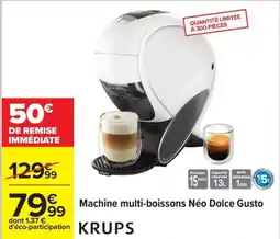 Carrefour Machine multi-boissons néo dolce gusto offre