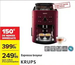 Carrefour Expresso broyeur offre