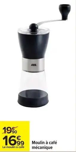Carrefour Moulin à café mécanique offre