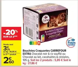 Carrefour Bouchées craquantes carrefour extra offre