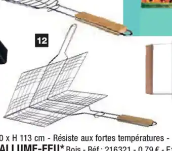 La Foir'Fouille Grille de Barbecue Rectangulaire Double offre
