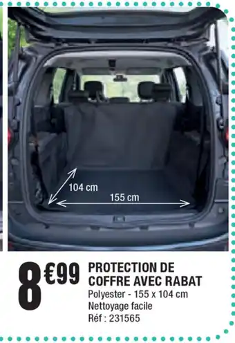 La Foir'Fouille Protection de Coffre Avec Rabat offre