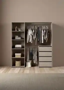 Brico Dépôt Kit dressing imitation chêne grisé karisma offre