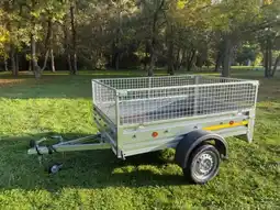 Brico Dépôt Remorque simple essieu en acier galvanisé offre