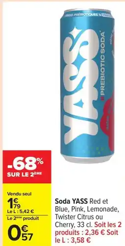 Carrefour Soda yass offre