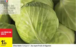 Carrefour Chou blanc offre