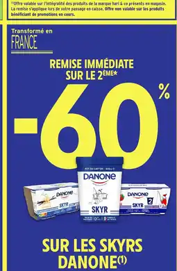 Intermarché Hyper DANONE Sur les skyr offre