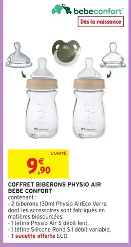 Intermarché Hyper BEBE CONFORT Coffret biberons physio air offre